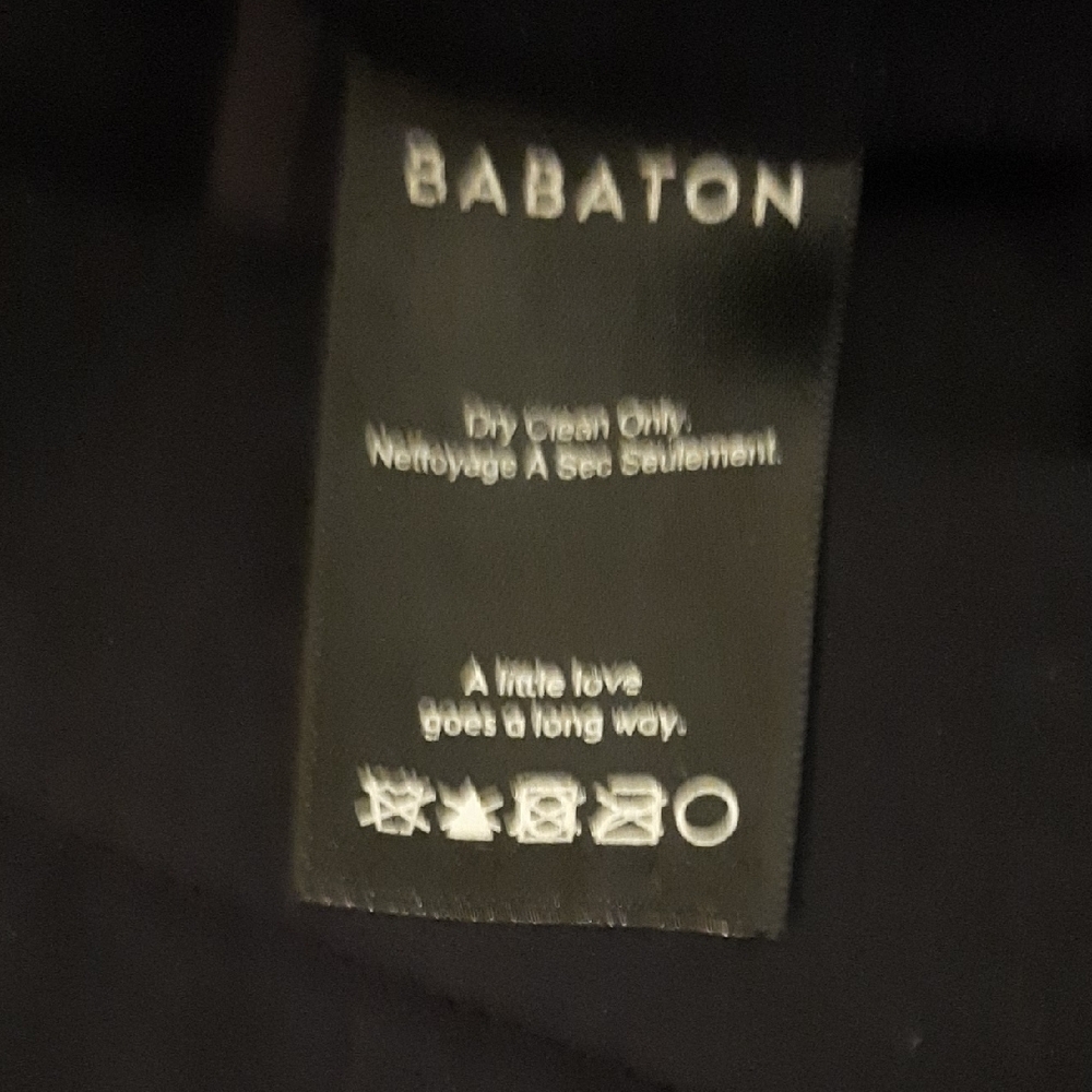 Babaton🖤Black DRESS PANTS with FRONT SIDE POCKETS🖤ELASTICat BACK WAISTBND Sx 6 - Picture 3 of 9